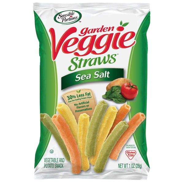 Sensible Portions Sensible Portions Veggie Straws Sea Salt, PK24 HG30057 - main